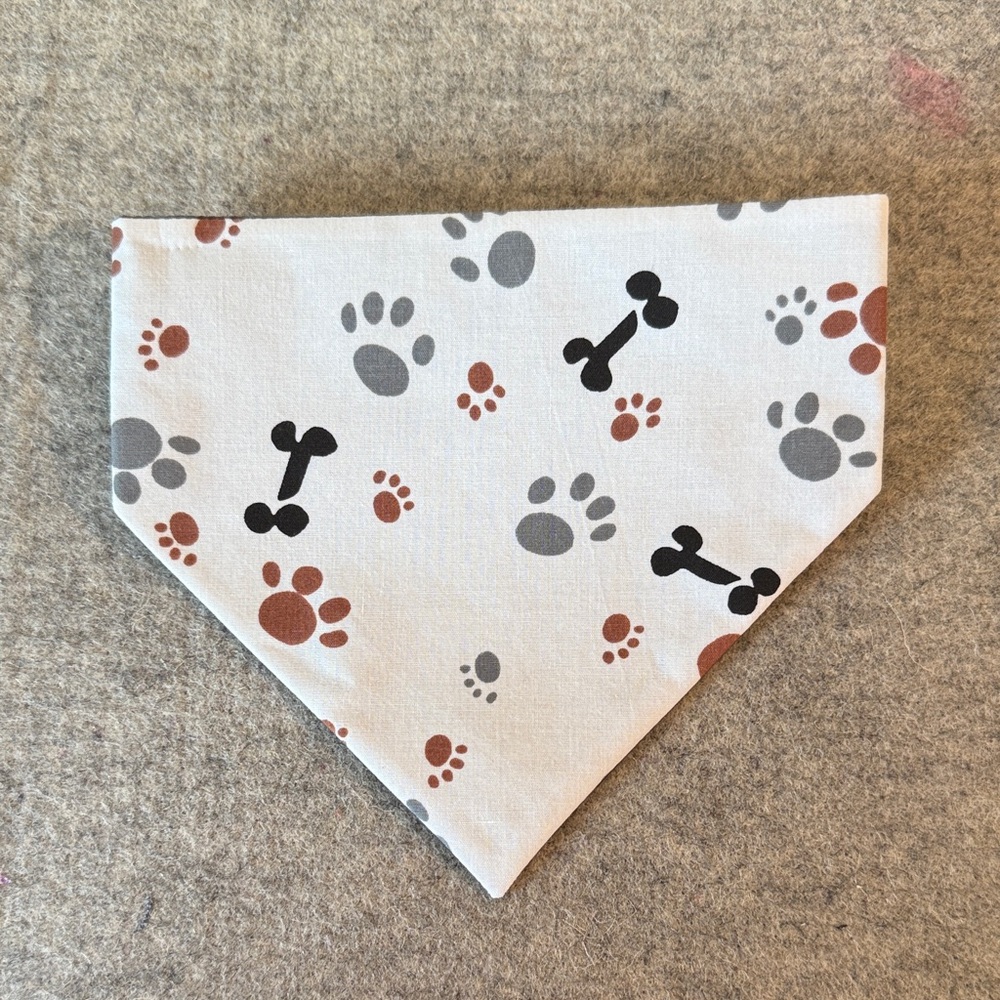 Paw Print Dog Bandana